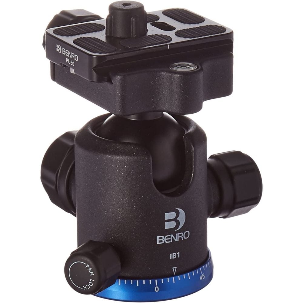 Benro Ib1 Evolved + Plate Pu60 Triple Action Ball Head Benro Ib1 Evolved + Plate Pu60 Triple Action Ball Head
