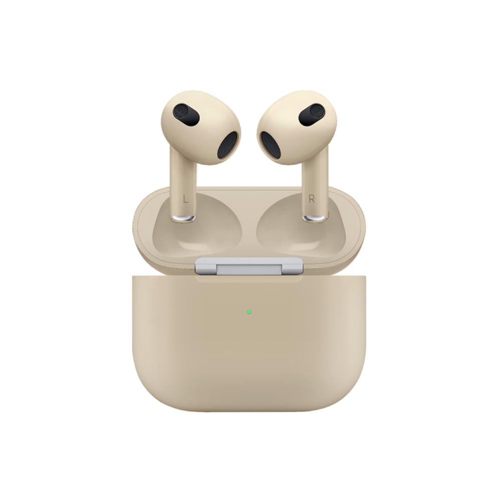 Caviar Customized Apple Airpods 3rd Generation Automotive Grade Scratch Resistant Paint Durable Adaptive Eq Inward Facing Microphone Gold