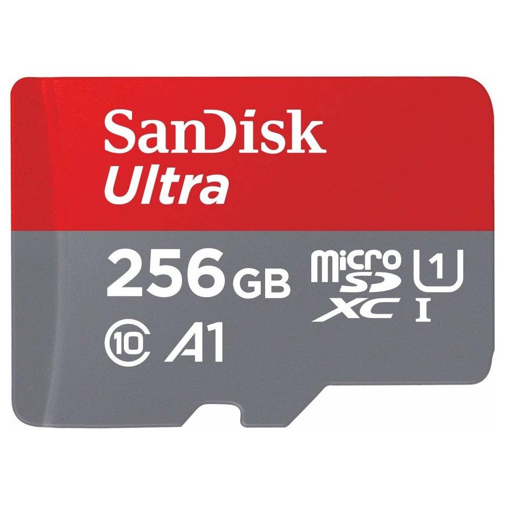 Sandisk Ultra Android A1 microSDXC UHS-I A1 256GB + SD Adapter(SDSQUAR-256G-GN6MA)