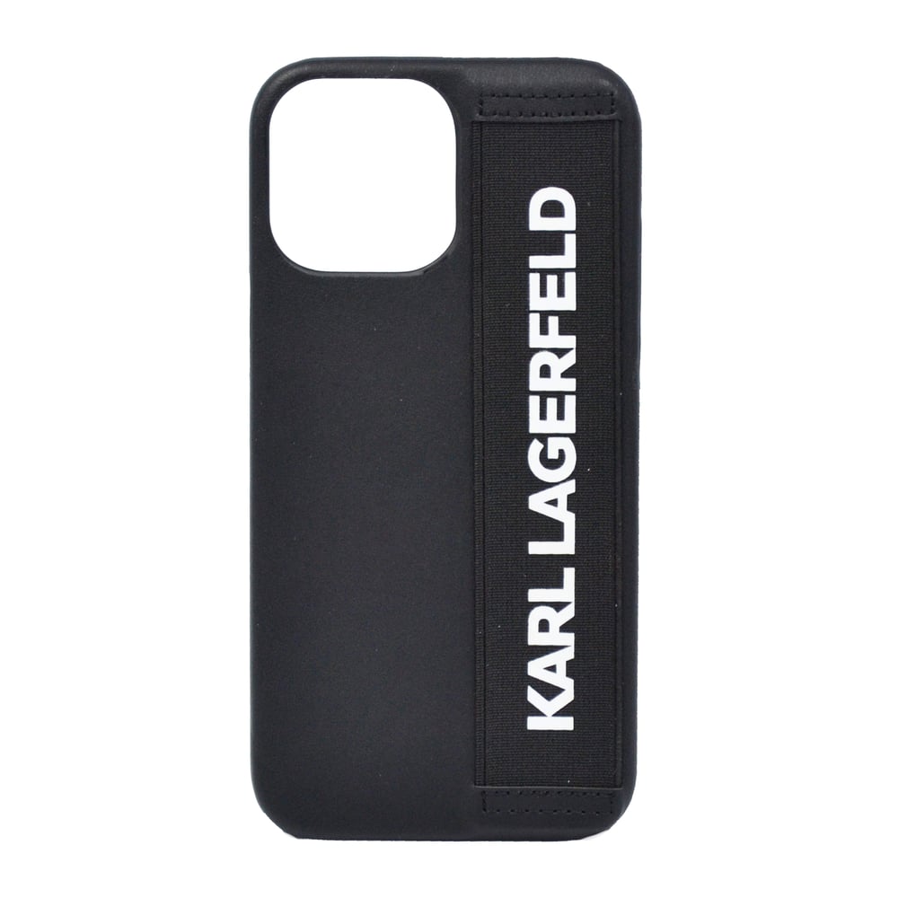 Karl Lagerfeld Pu Leather Case With Elastic Band Strap For Iphone 13 Pro Max Black Karl Lagerfeld Pu Leather Case With Elastic Band Strap For Iphone 13 Pro Max Black