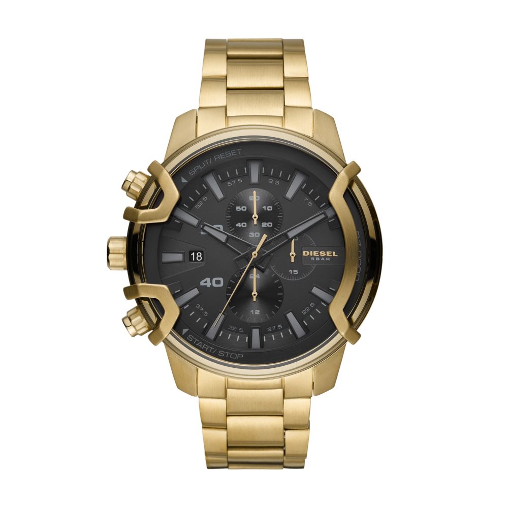 Diesel Griffed Gold Stainless Steel Men Watch DZ4522
