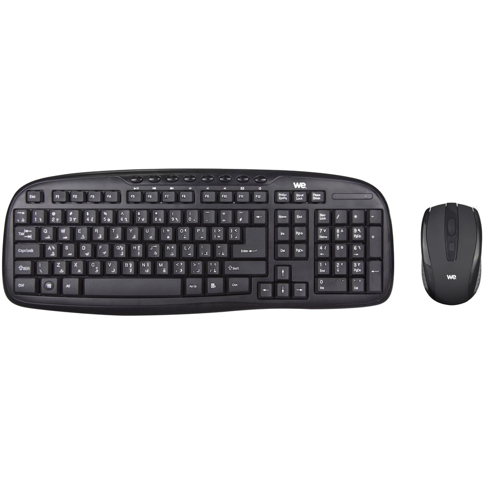 We WECLASOUSFILAR Wireless Keyboard & Mouse Combo Black
