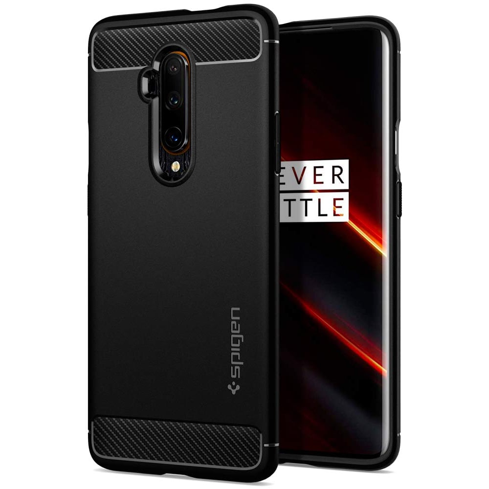 Spigen Rugged Armor Designed For Oneplus 7t Pro Case/cover - Matte Black