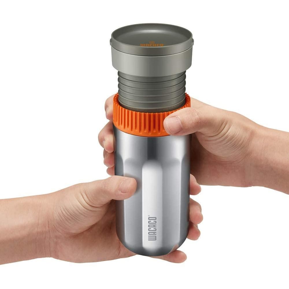 Wacaco - Pipamoka All-in-one Vacuum Pressured Portable Coffee Maker - Stainless Steel