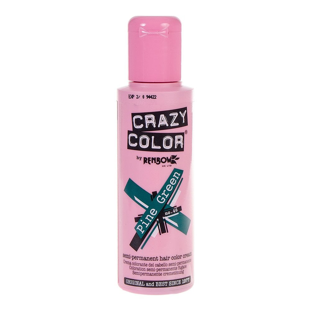 Crazy Color Pine Green Semi-permanent Hair Dye 100ml Crazy Color Pine Green Semi-permanent Hair Dye 100ml