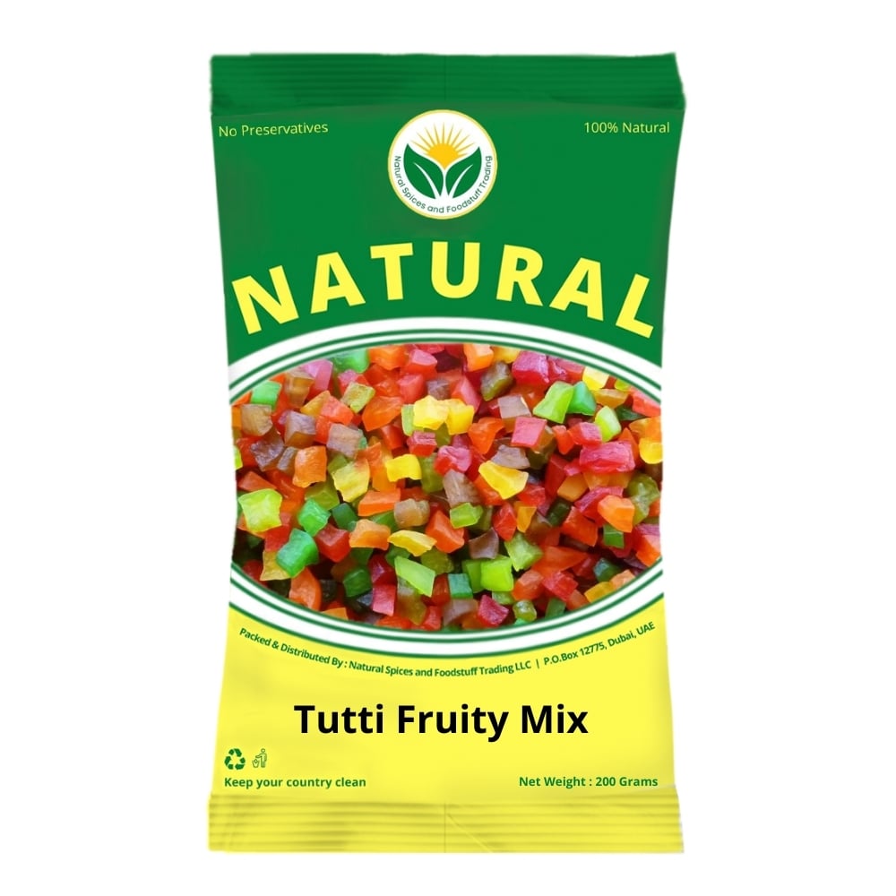 Natural Fresh Tutti Fruity Mix Royal Mix Indian 2kg Natural Fresh Tutti Fruity Mix Royal Mix Indian 2kg