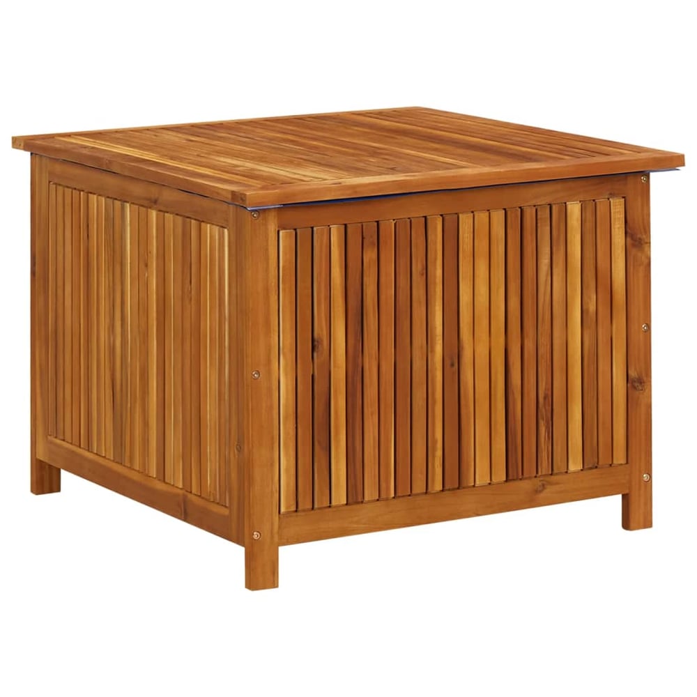 Vidaxl Garden Storage Box 75x75x58 Cm Solid Acacia Wood