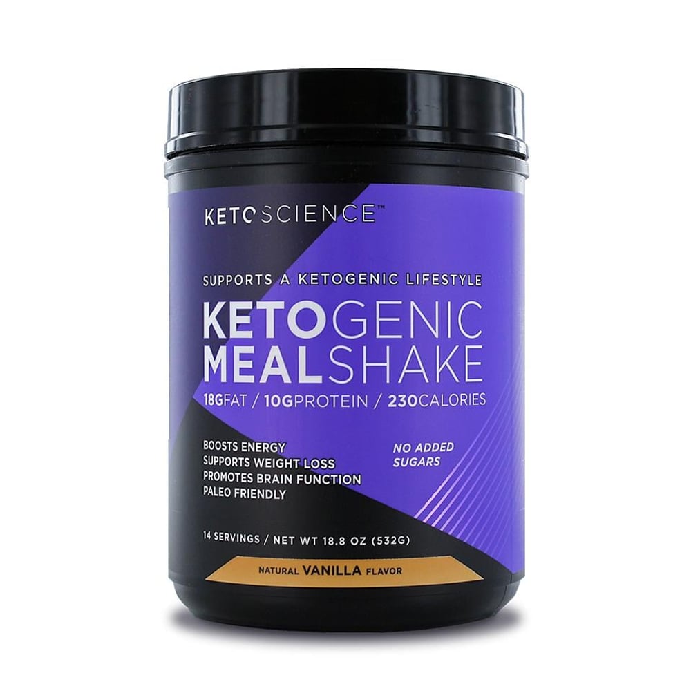Ketoscience Ketogenic Meal Shake Natural Vanilla Flavor 532 Gm