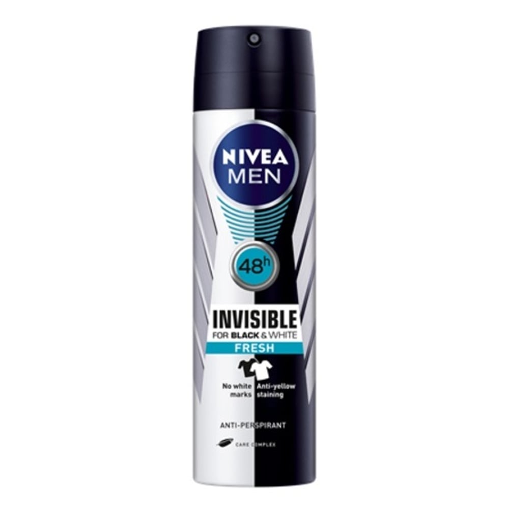 Nivea Invisible B&W Fresh Men 150ml