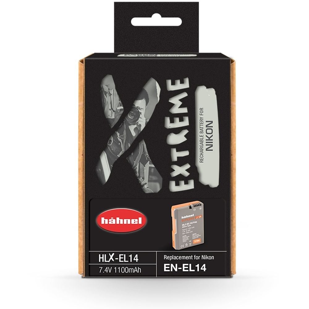 Hahnel HLX-EL14 EXTREME BATTERY (EN-EL14) for Nikon Digital Cameras