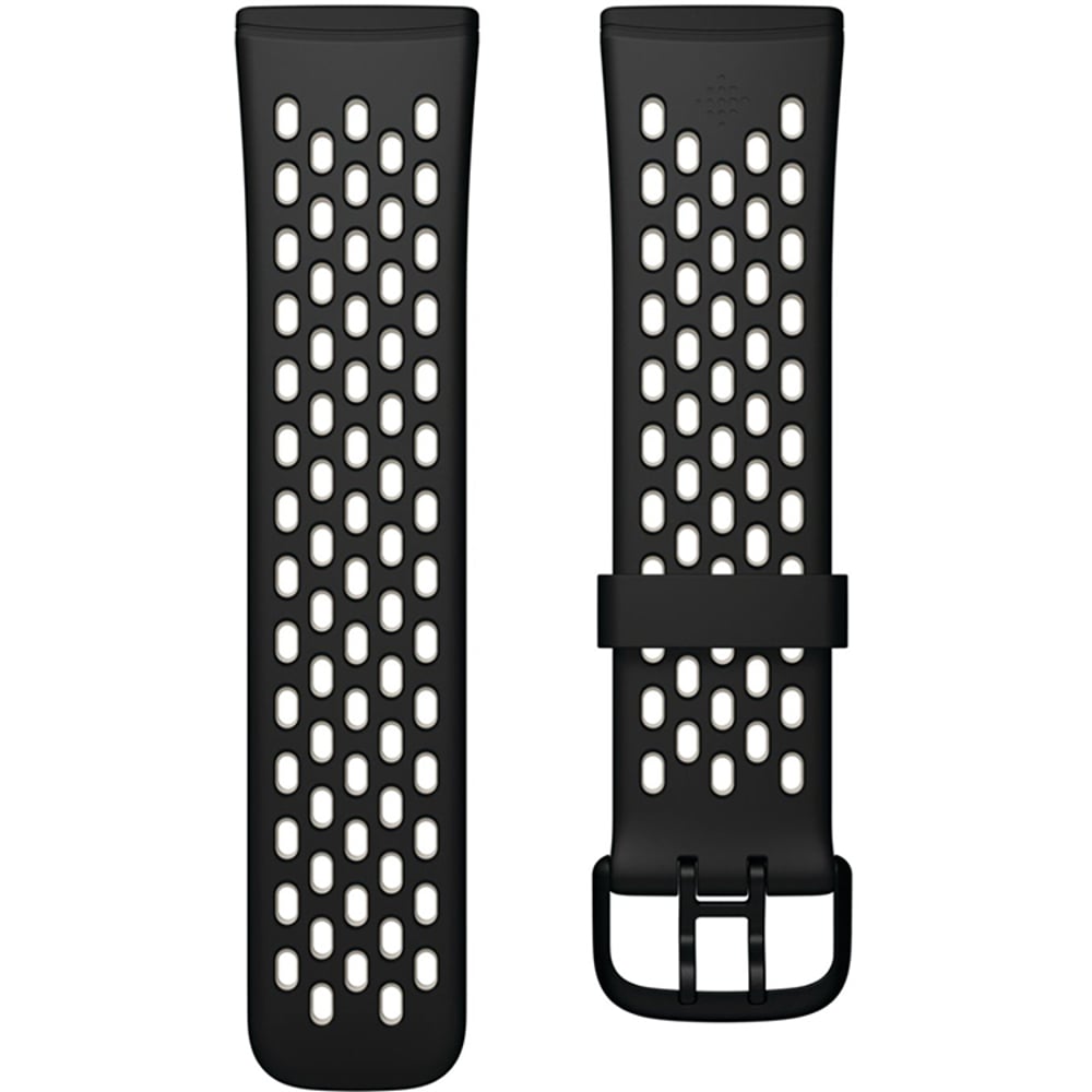 Fitbit Sense & Versa 3 Sport Band Small - Black / Lunar White (fb174sbbkwts) Fitbit Sense & Versa 3 Sport Band Small - Black / Lunar White (fb174sbbkwts)