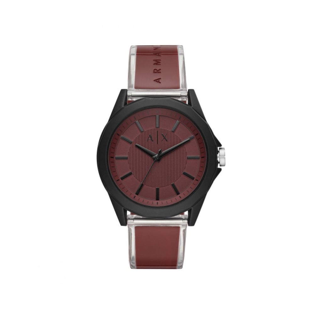 Armani Exchange Drexler Red Silicon Men Watch AX2641 Armani Exchange Drexler Red Silicon Men Watch AX2641