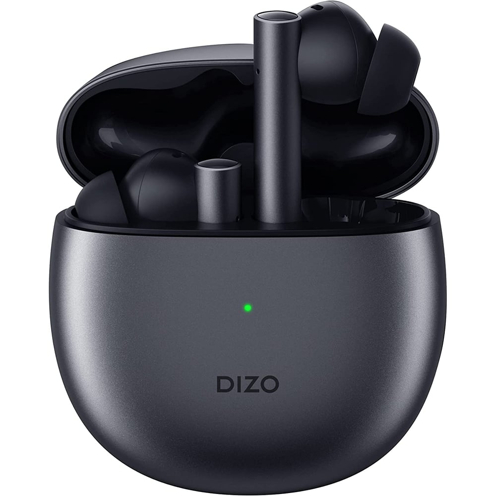 Realme Dizo GoPods True Wireless Earbuds Dual Mic Noise Cancellation Smoky Grey Realme Dizo GoPods True Wireless Earbuds Dual Mic Noise Cancellation Smoky Grey