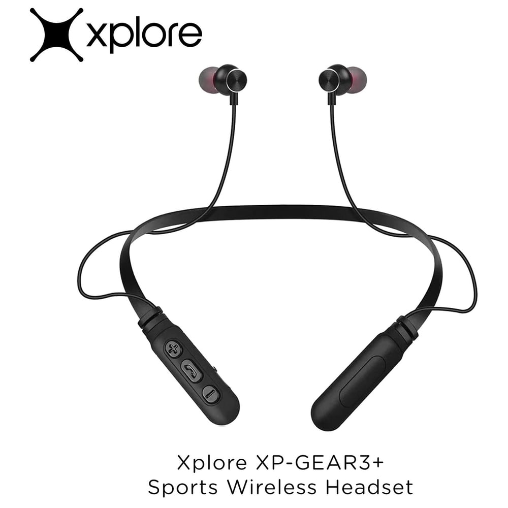 Xplore XP-GEAR3+ Sports Wireless Headset Black Xplore XP-GEAR3+ Sports Wireless Headset Black