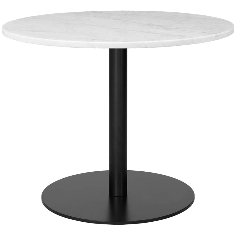 Lamac Crafts - White Round Marble Dining Table With Metal Legs (100cm Round) Lamac Crafts - White Round Marble Dining Table With Metal Legs (100cm Round)