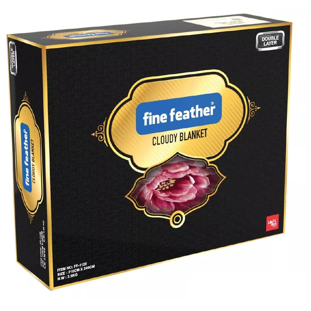 Fine Feather FF-1120 2 Ply Cloudy Blanket