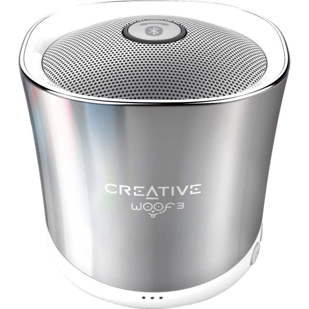 Creative MF8230 Woof 3 Portable Bluetooth Speaker Winter Chrome