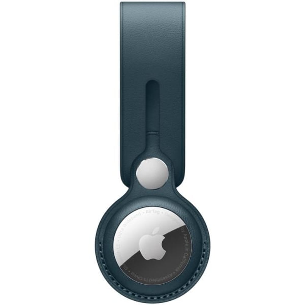 Apple AirTag Leather Loop Baltic Blue