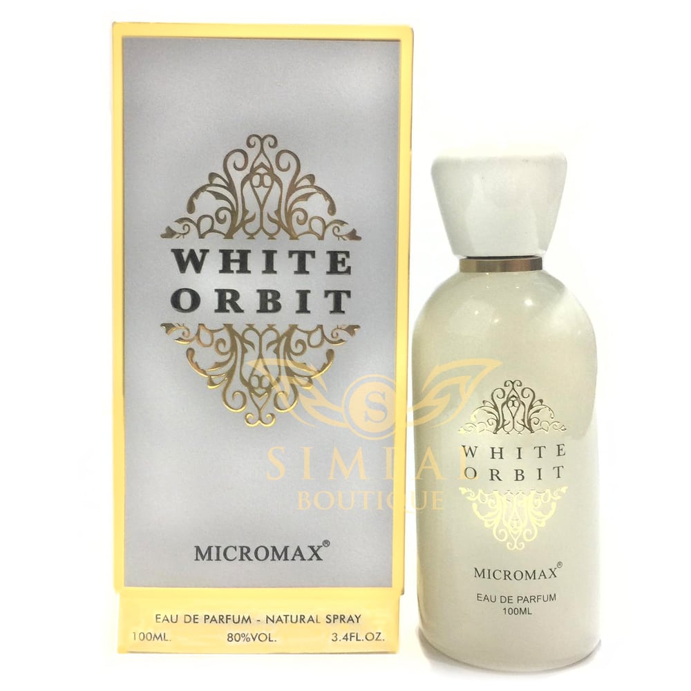 White Orbit Micromax Eau De Parfume 100ml - Natural Spray White Orbit Micromax Eau De Parfume 100ml - Natural Spray