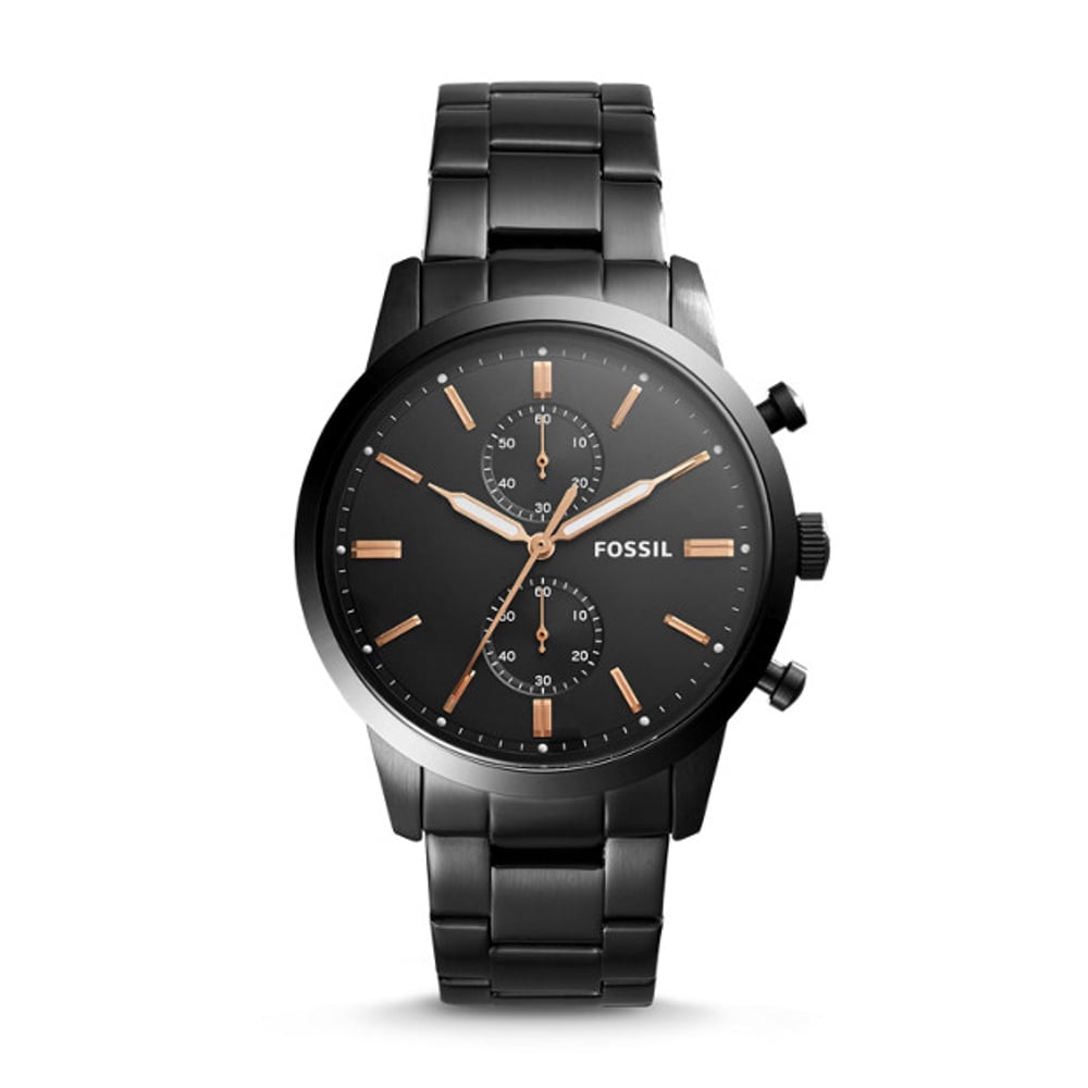 Fossil FS5379 Townsman 44mm Chronograph Black Stainless Steel Watch