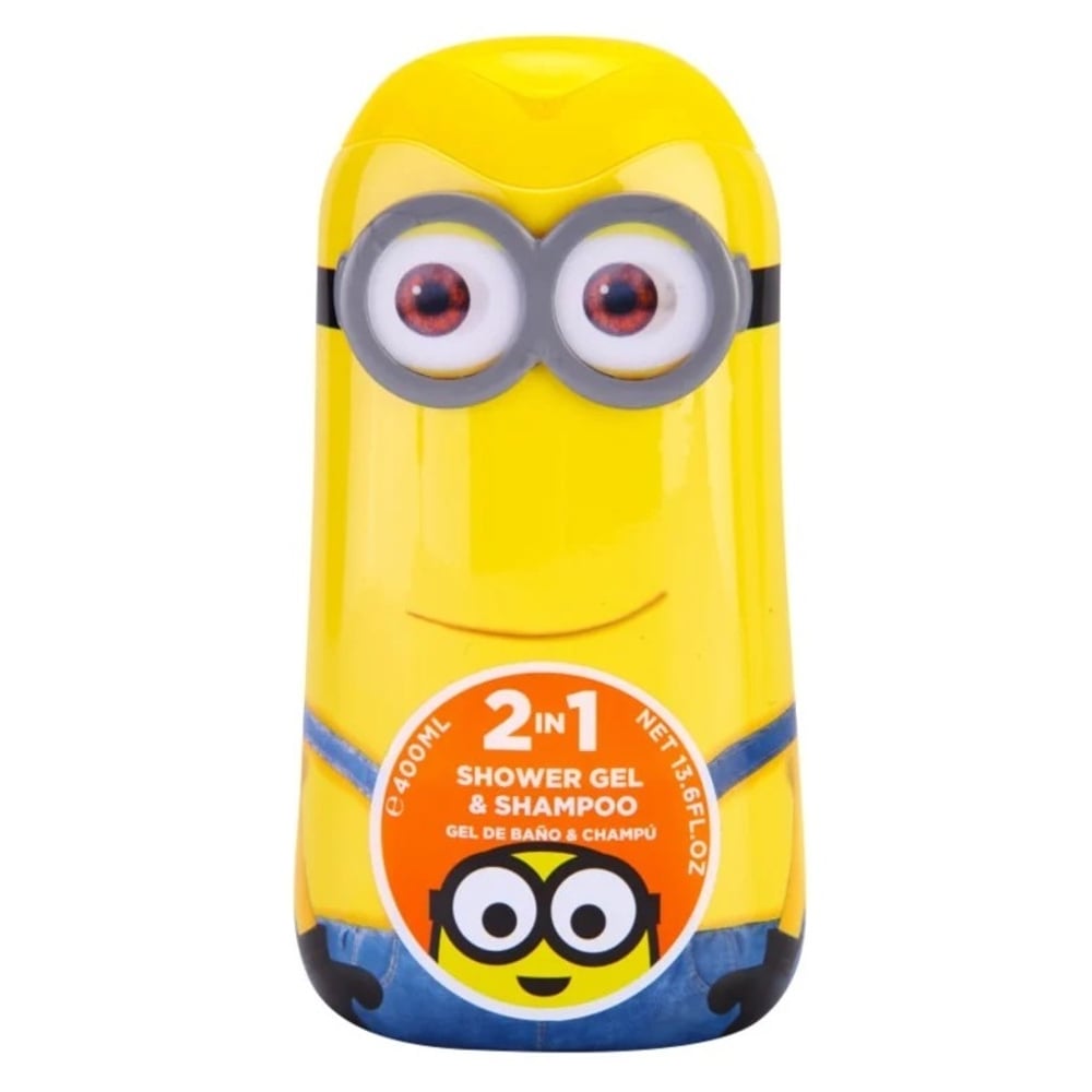 Minion Shower Gel & Shampoo 2 In 1 400ml For Unisex