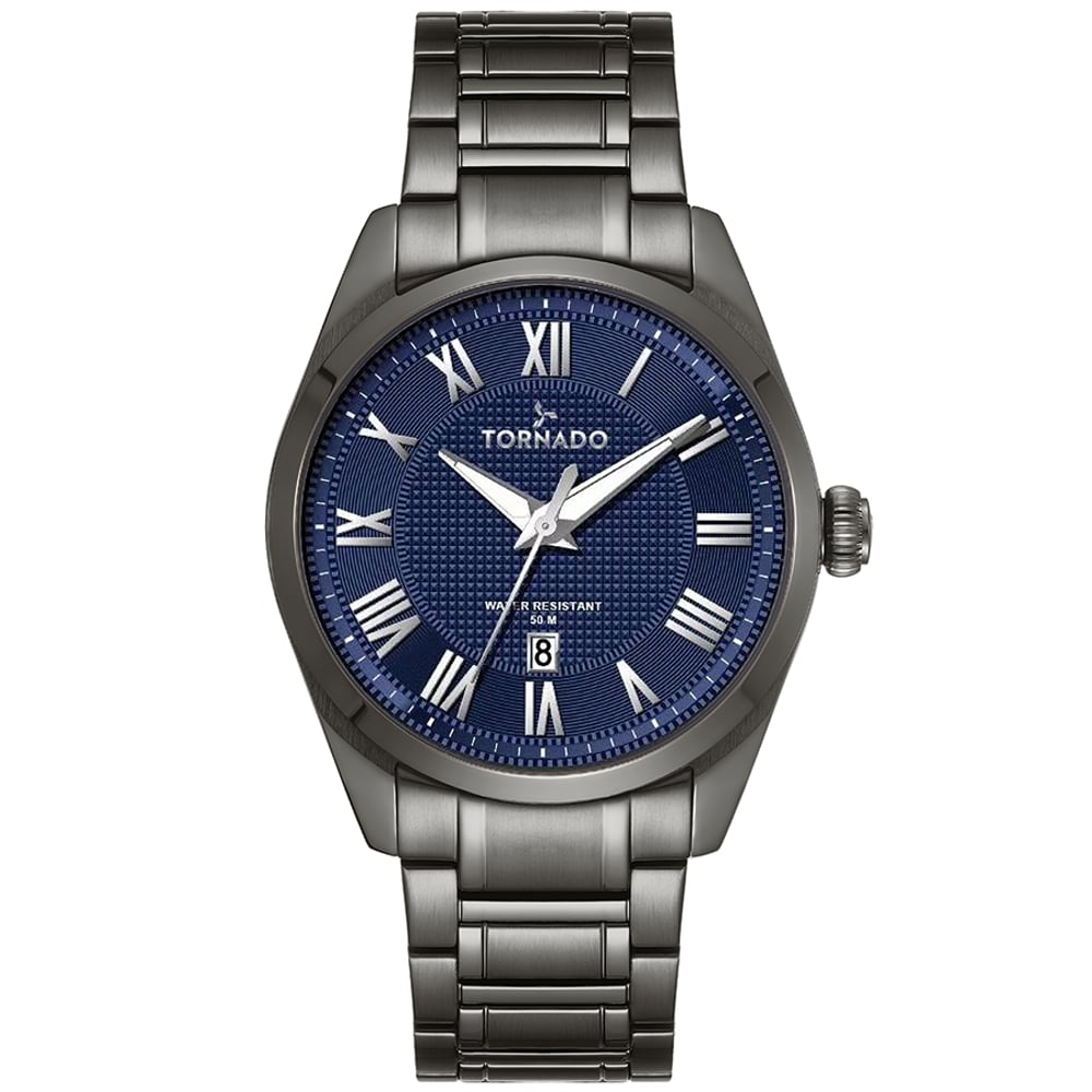 Tornado Men's Analog Navy Blue Dial Watch - T8007-xbxn Tornado Men's Analog Navy Blue Dial Watch - T8007-xbxn