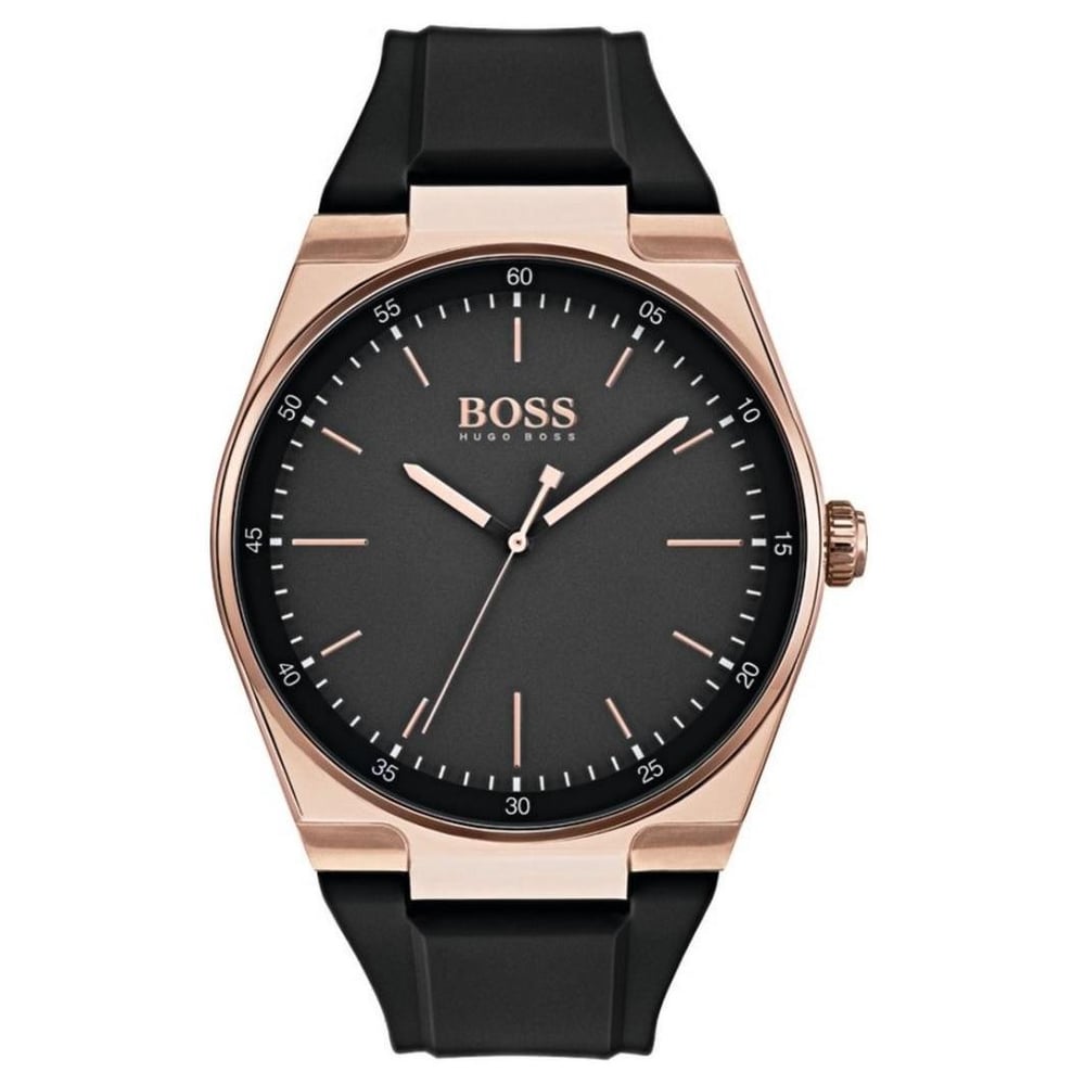 Hugo Boss Magnitude Watch For Men with Black Rubber Strap