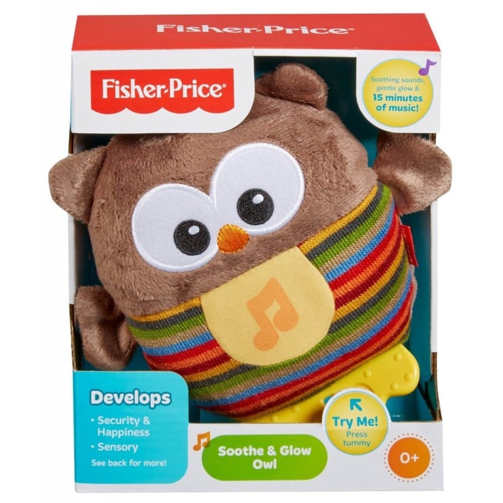 Fisher-Price Soothe and Glow Owl Brown