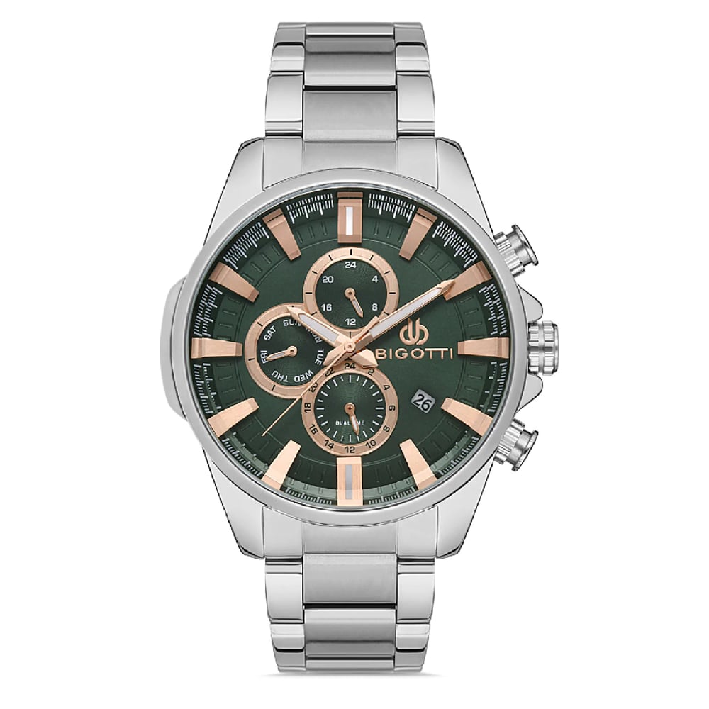 Bigotti Milano Mens Stainless Steel Strap Watch - Bg.1.10336-2 Bigotti Milano Mens Stainless Steel Strap Watch - Bg.1.10336-2