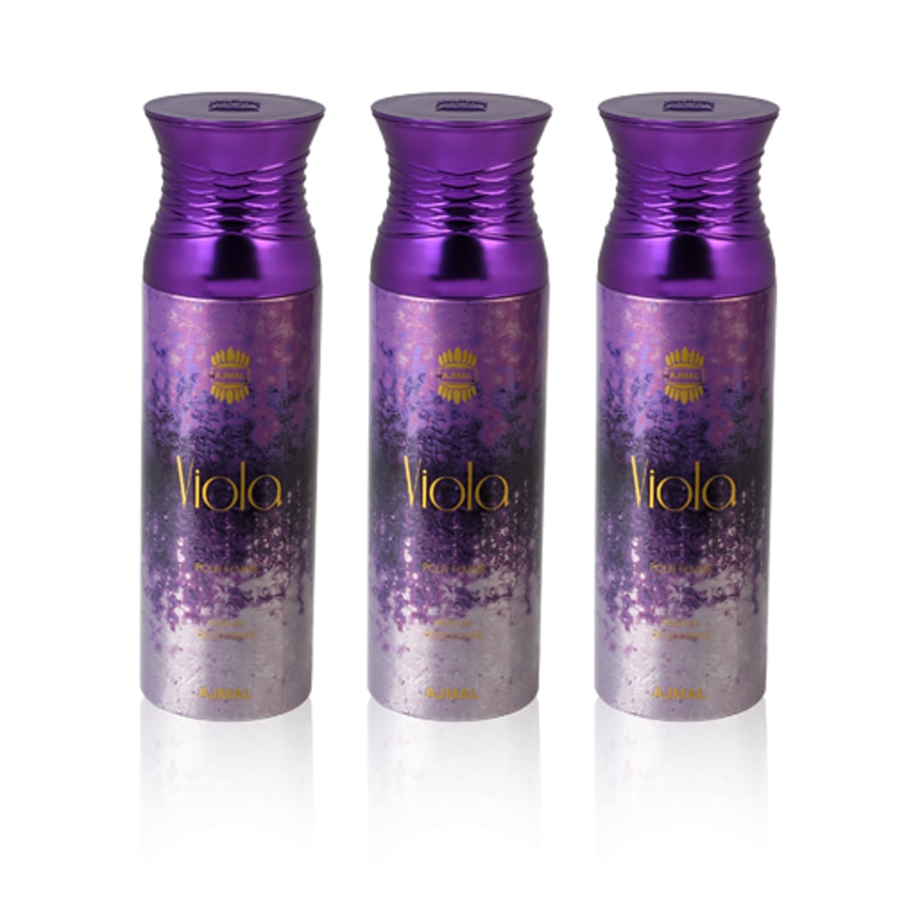 Ajmal Viola Deodorant For Her 3 In 1 Pack 200 Ml