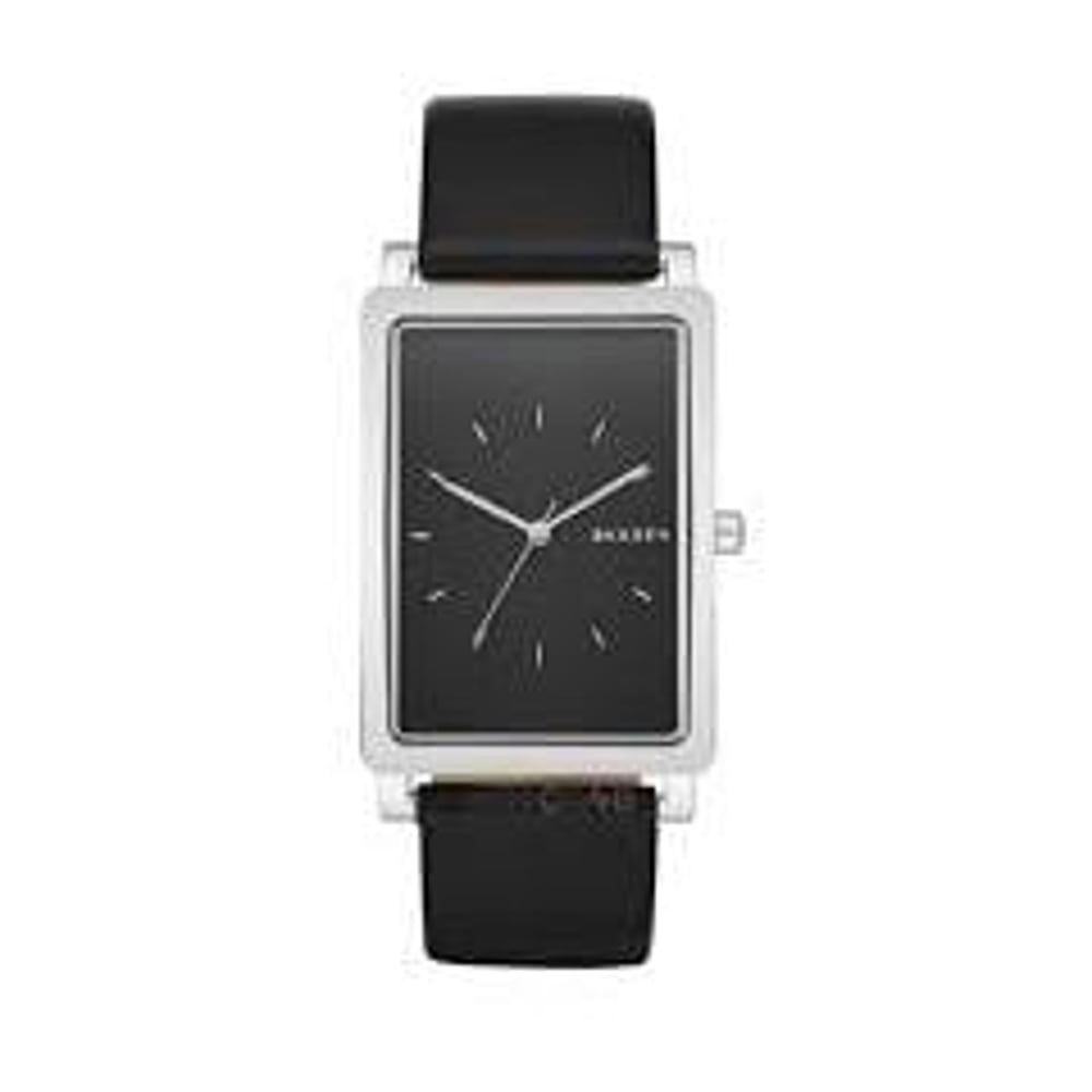 Skagen Hagen Black Leather Men Watch SKW6287 Skagen Hagen Black Leather Men Watch SKW6287