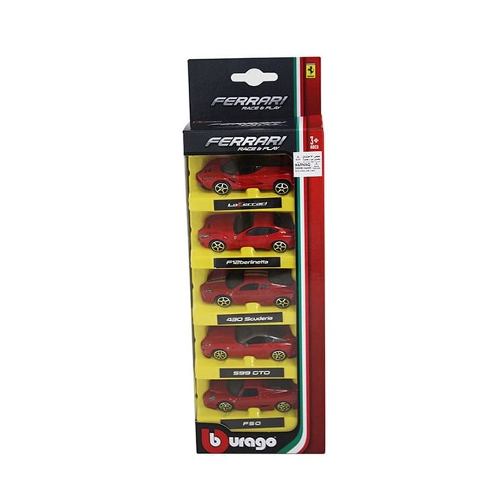 Ferrari 1:64 5 Pack Ferrari 1:64 5 Pack