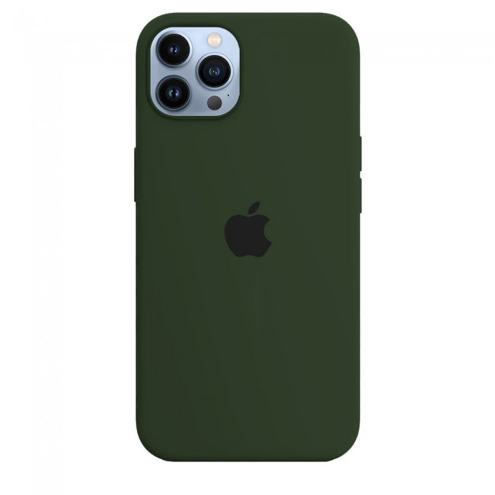 Margoun Silicone Case Cover for Apple iPhone 13 Pro Max - Dark Olive Green