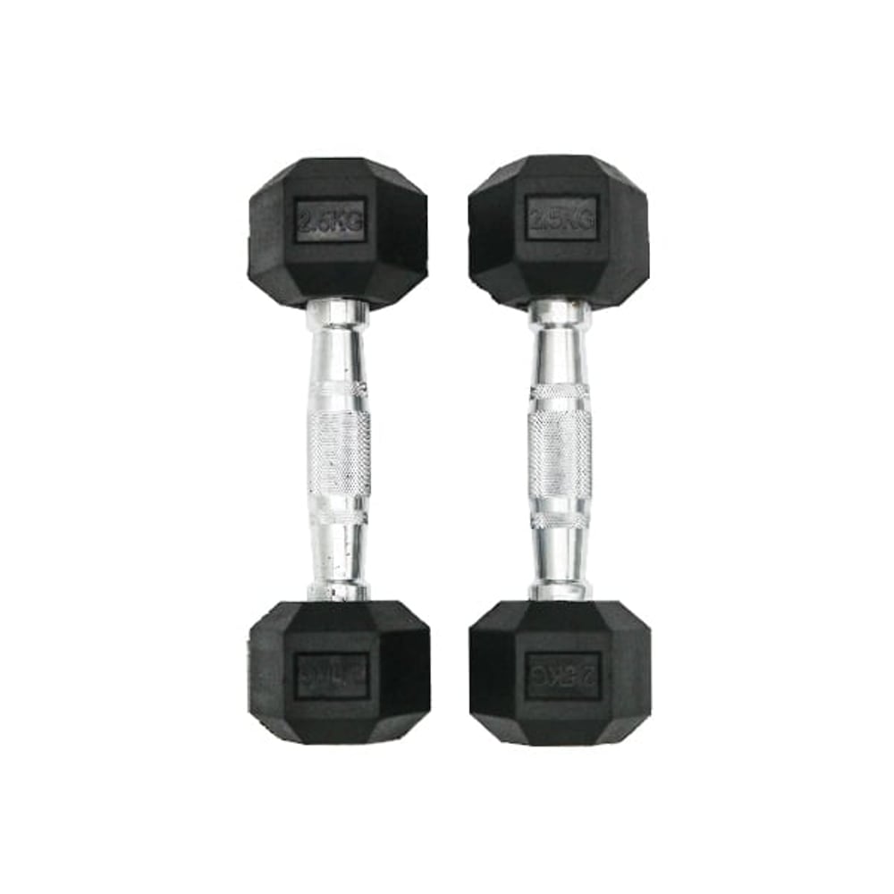 2.5kg Hex Dumbbell - 2 pieces