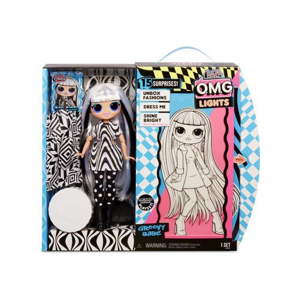 LOL Surprise OMG Doll Neon Series Groovy Babe - Modepop LOL Surprise OMG Doll Neon Series Groovy Babe - Modepop