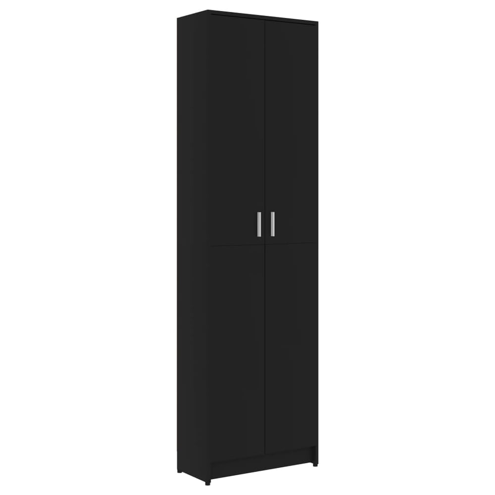 Vidaxl Hallway Wardrobe Black 55x25x189 Cm Engineered Wood Vidaxl Hallway Wardrobe Black 55x25x189 Cm Engineered Wood