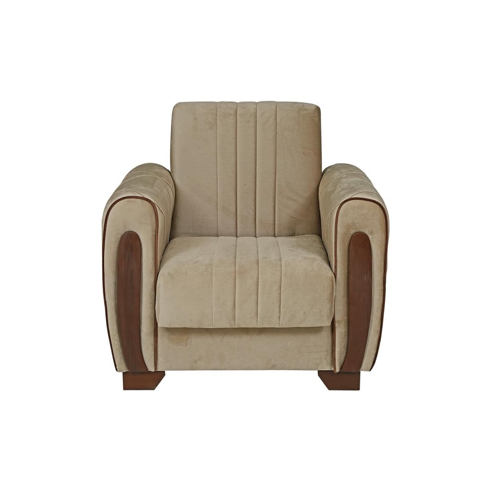 Pan Emirates Merione Single Seater Sofa Bed With Storage Light Brown Pan Emirates Merione Single Seater Sofa Bed With Storage Light Brown