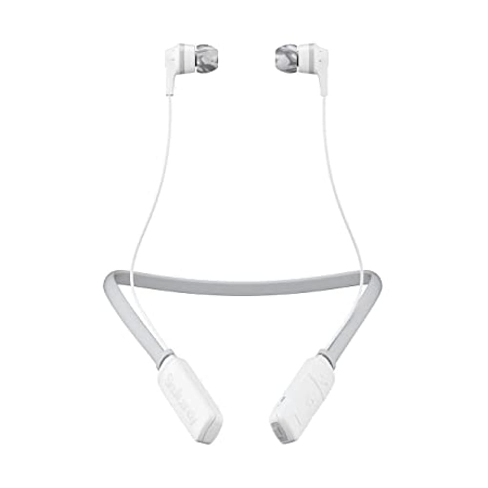 Skullcandy Ink'd Wireless Earbuds White Gray Skullcandy Ink'd Wireless Earbuds White Gray
