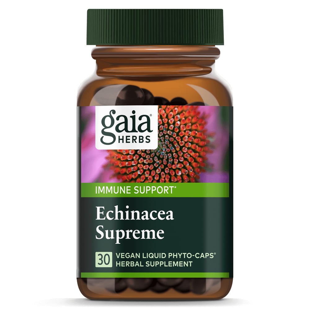 Gaia Herbs Echinacea Supreme 30 Vegicaps