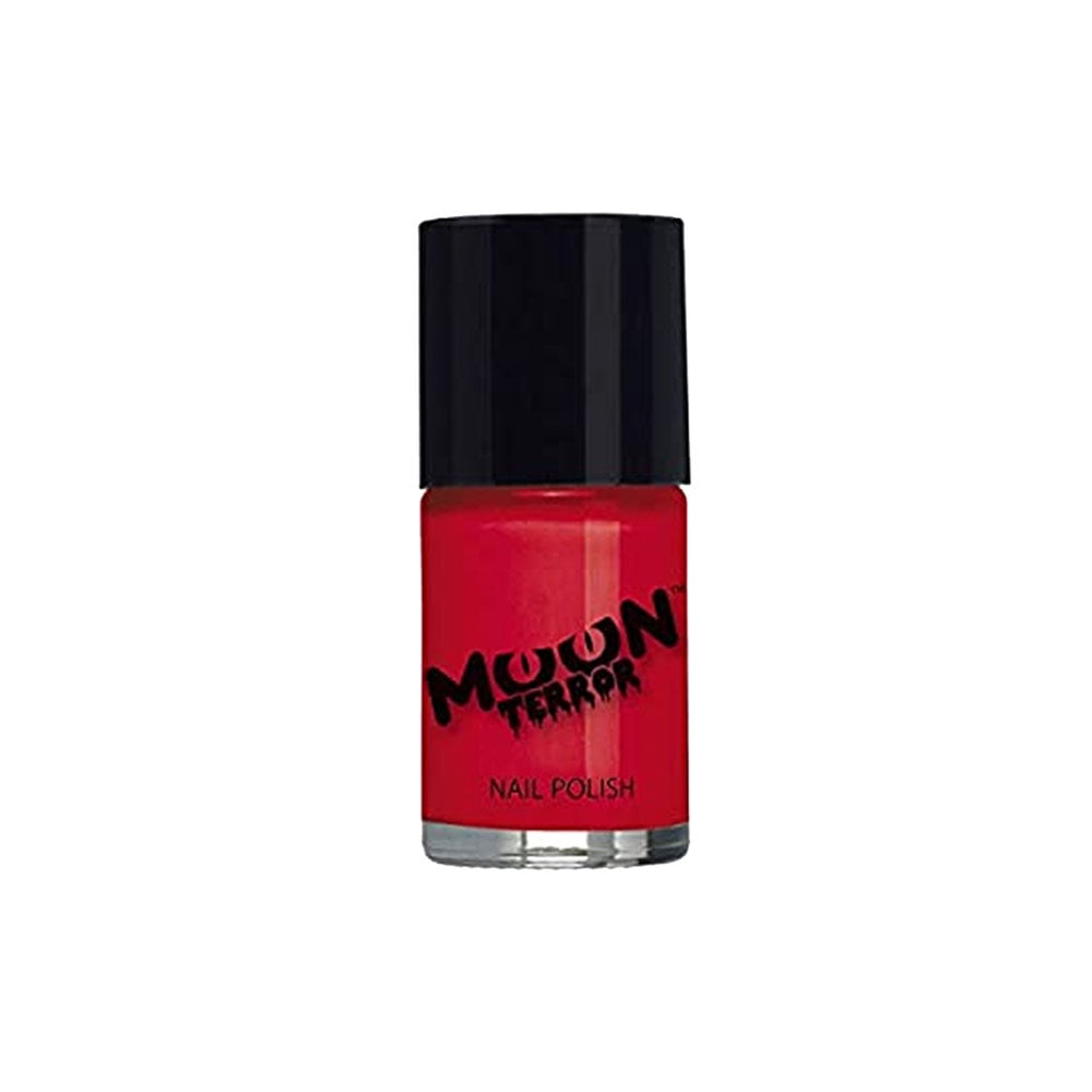 Smiffys Moon Terror Nail Polish 14ml - Bloody Red, To8005