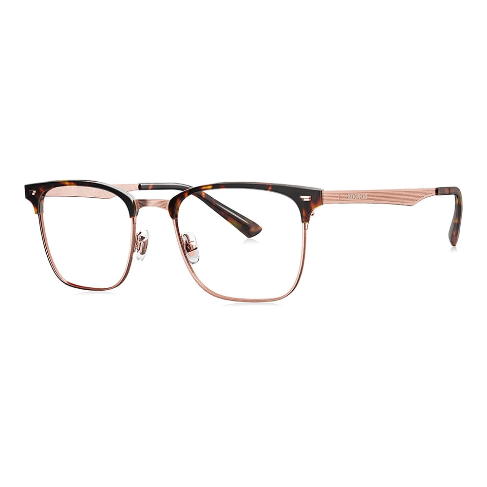 Bolon Square Tortoise Frames Women BJ6053-B20-52 Bolon Square Tortoise Frames Women BJ6053-B20-52
