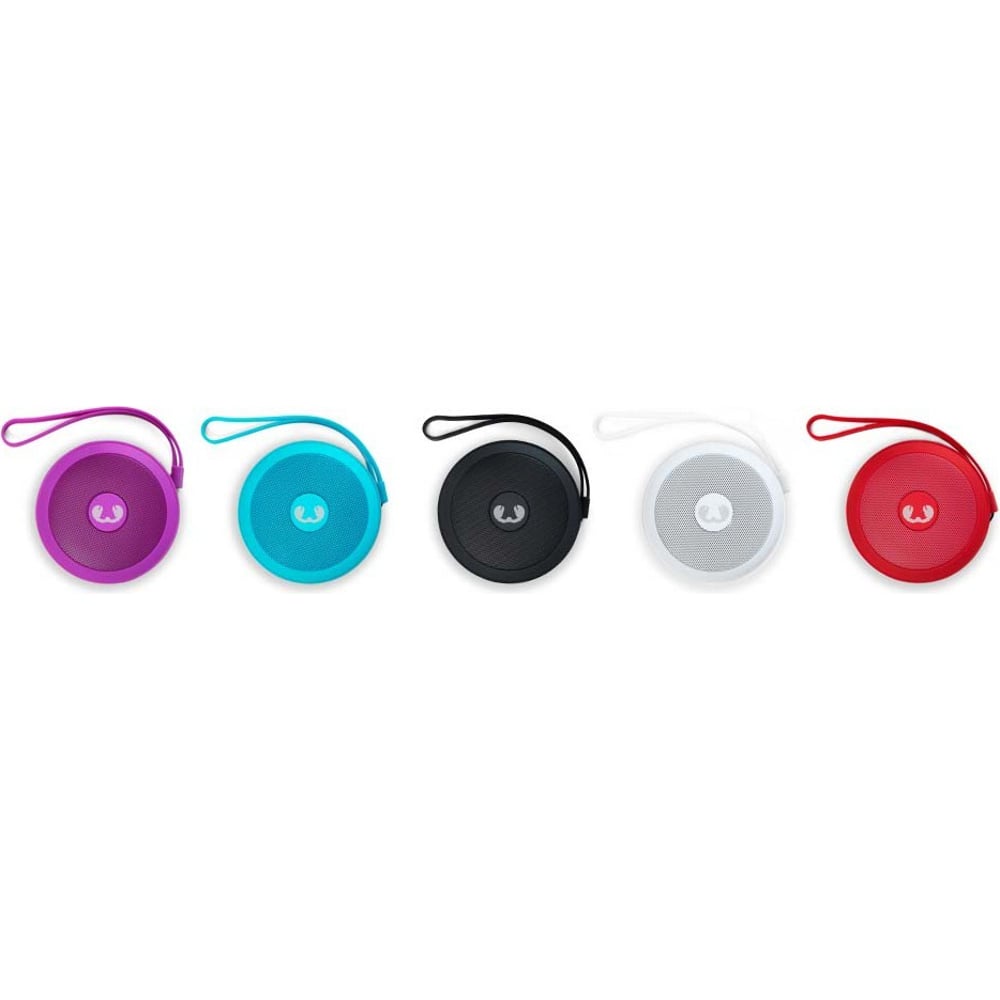 Fresh N Rebel Rockbox 1RB400RD Round Bluetooth Speaker Red Fresh N Rebel Rockbox 1RB400RD Round Bluetooth Speaker Red