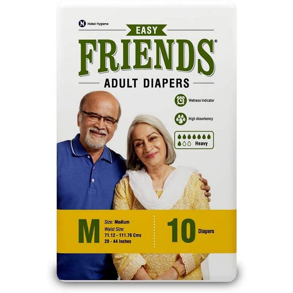 Friends Adult Diapers Easy Medium 10's Friends Adult Diapers Easy Medium 10's