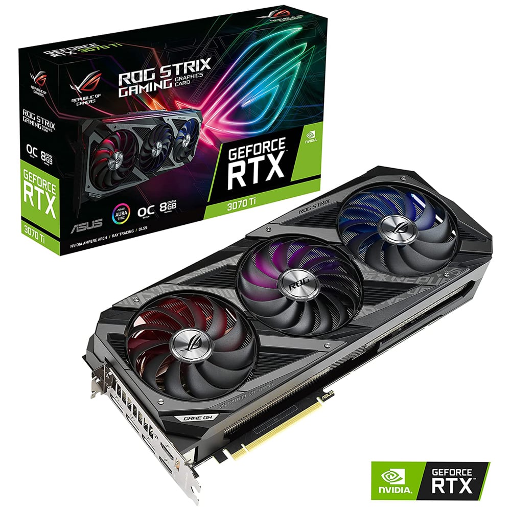 Asus Vga Rtx 3070ti 8gb Ddr6 Strix Oc Gaming 90yv0gw0-m0na00