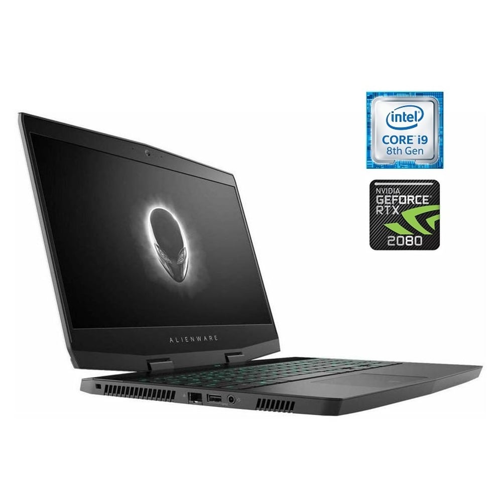 Dell Alienware 15 Gaming Laptop - Core i9 2.9GHz 32GB 1TB+256GB 8GB Win10 15.6inch FHD Silver English/Arabic Keyboard