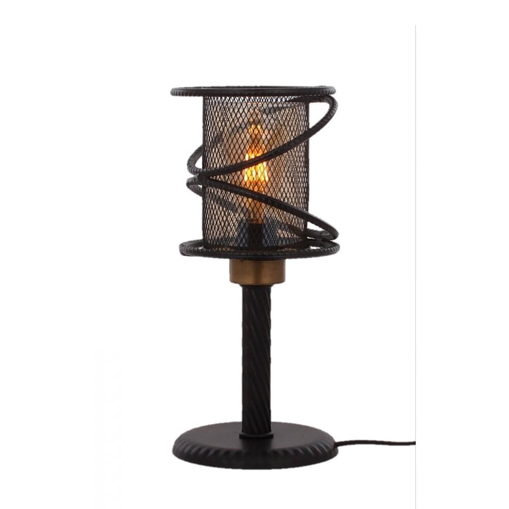 Avonni Black Antique Desk Lamp 40x16 Cm