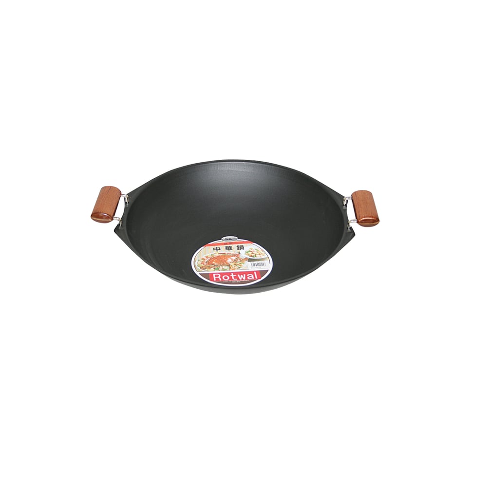 Rotwal Coated Cast Iron Kadai / Wokpan 33cm Rotwal Coated Cast Iron Kadai / Wokpan 33cm