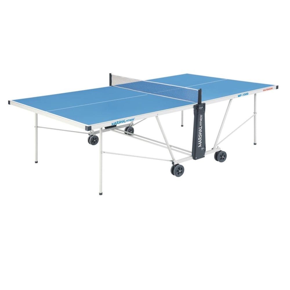 Marshal Fitness Table Tennis Ping Pong Table Foldable-Out Door with Post and Net