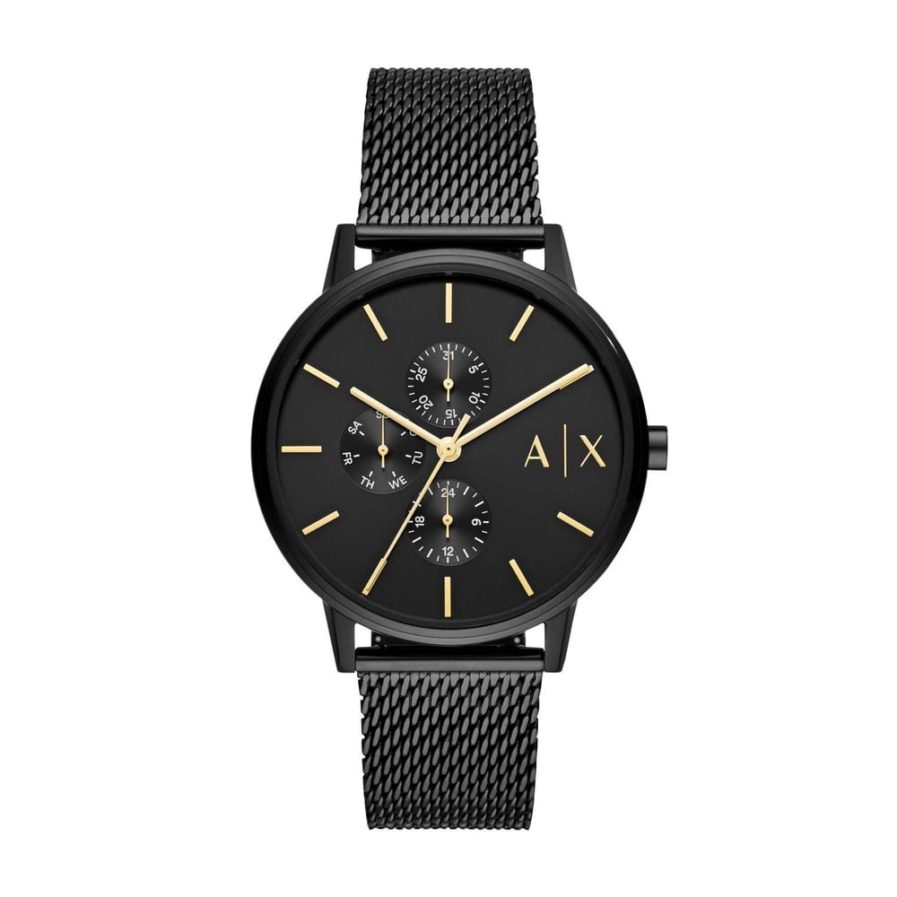 Armani Exchange Cayde Black Stainless Steel Men Watch AX2716