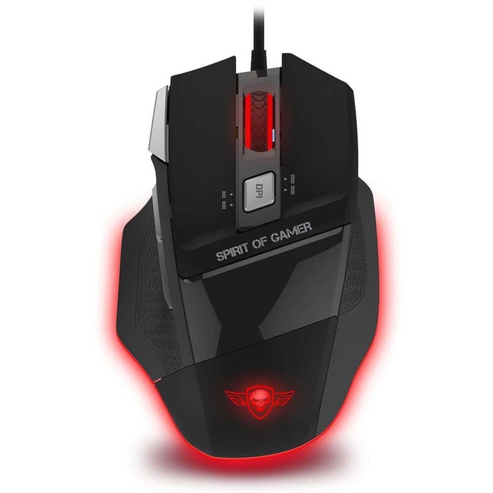 Spirit Of Gamer Gaming Mouse Light Edition Black